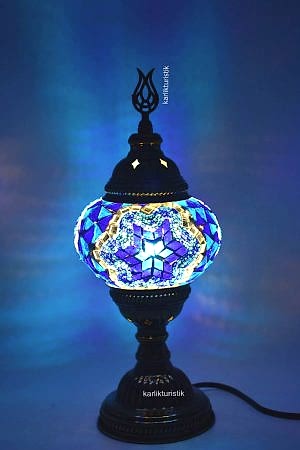 Turkish Mosaic Lamp, Turkish lamp Shade , Turkish Handmade Lamp,Mosaic Lamp Shade,Gift,Present,Special,Unique I-S-T 5001
