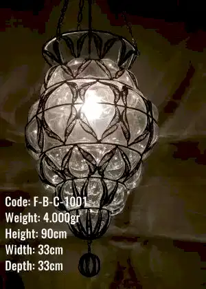 Üfleme Cam Telkari Askılı Lamba FBC 1000