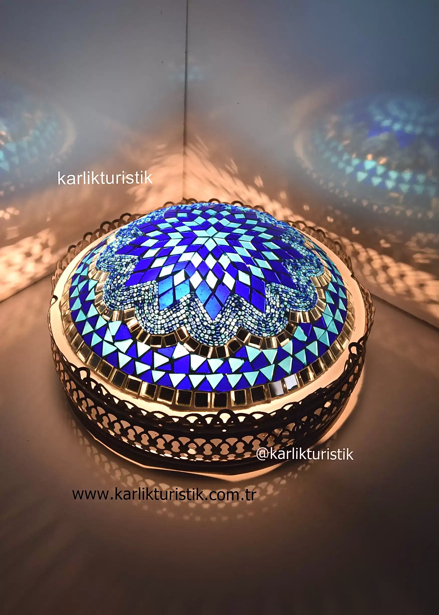mosaic wall lampwith ring ,flush mount ceiing lamp 30 cm1