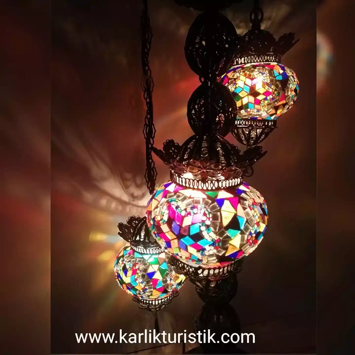 mozaik_ayaklı_bakır_telkari_lambader