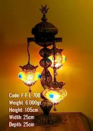 Mozaik Telkari 3 lü Lambader - F-F-L-700