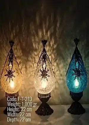 Telkari Mozaik Masa Lambası - F-T-213