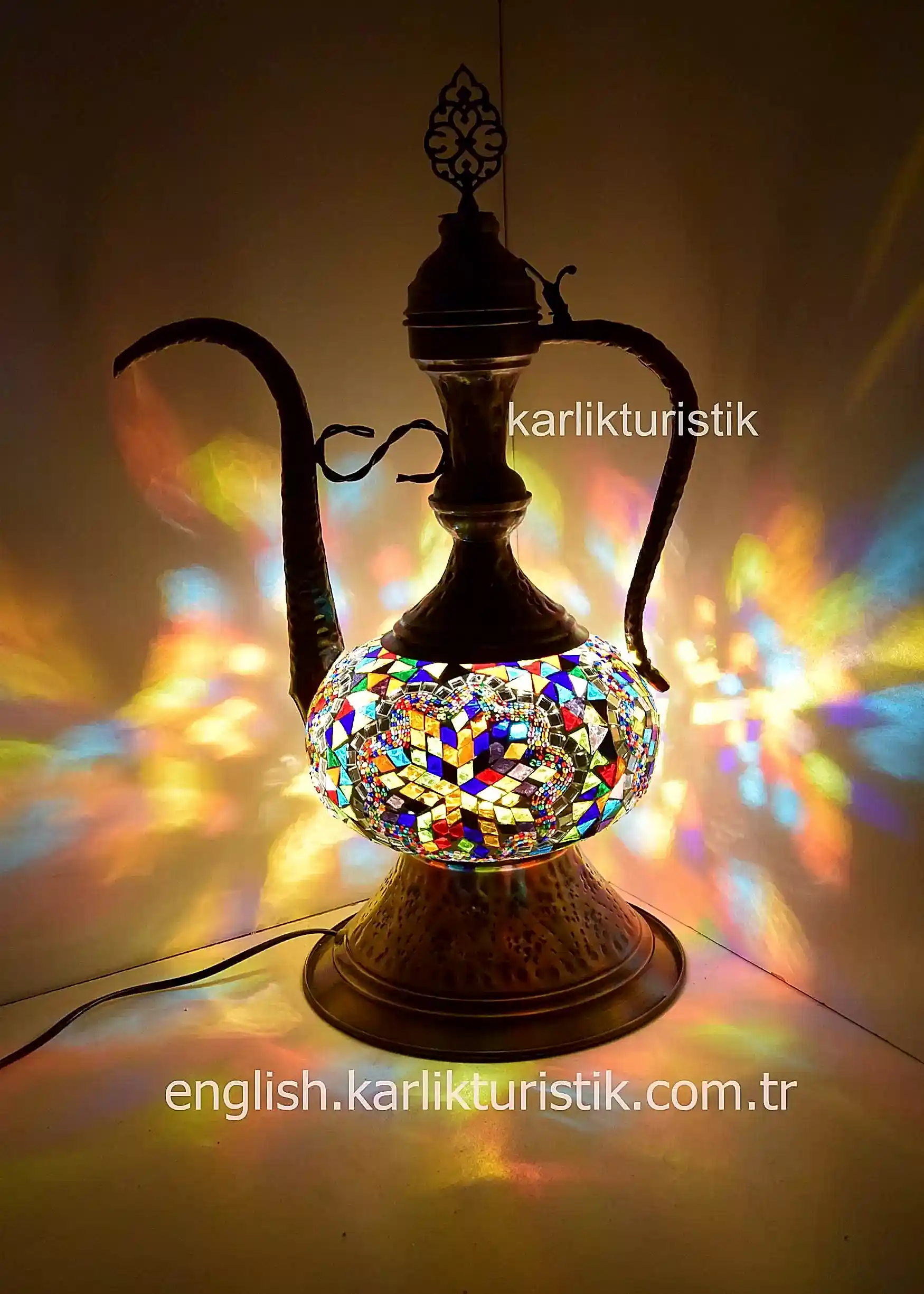 mosaic table lamp ,turkish lamp ewer41
