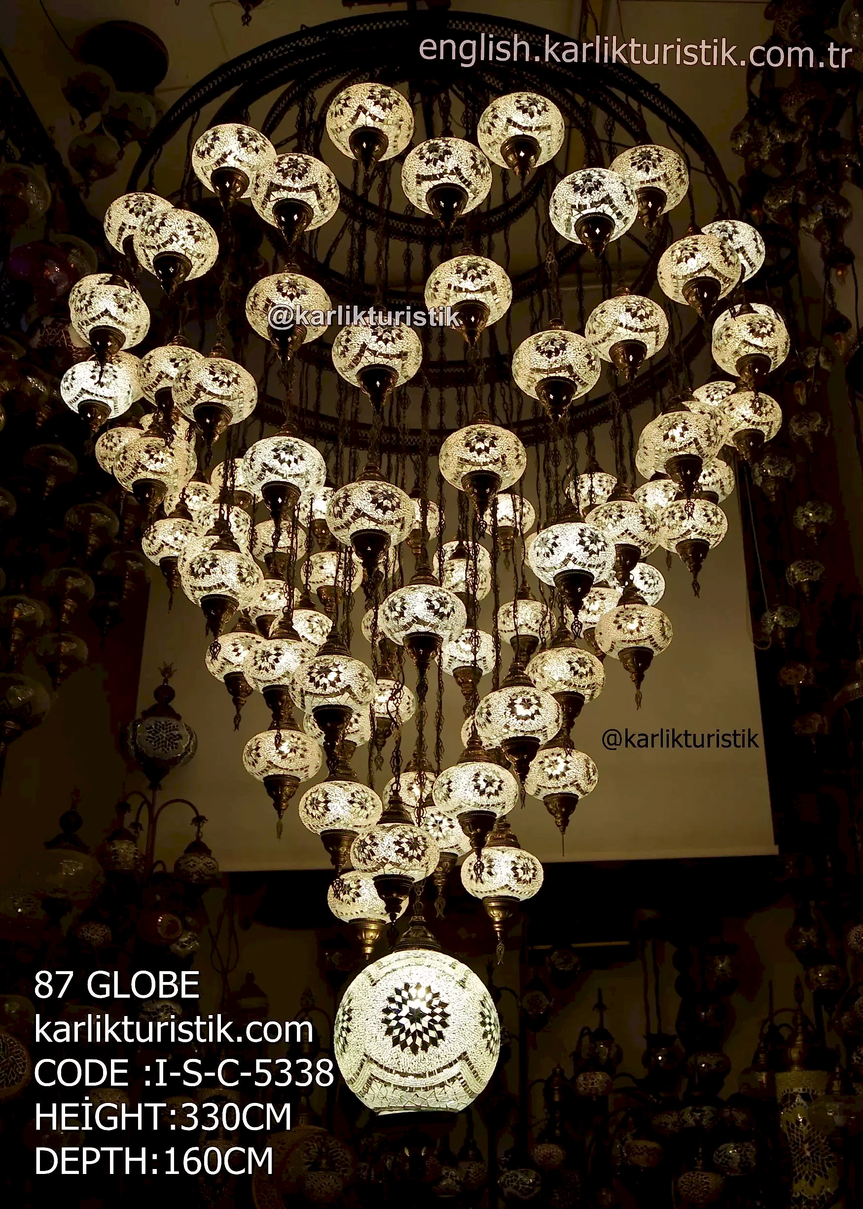 hotel chandeliers- home entry chandeliers-mosiac lamps-authentic chandelier 87 globe260