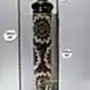 Mozaik silindir lamba, mozaik zemin lambası, mozaik ayaklı lamba, mozaik Köşe Lambası abajur, XXLARGE Altın Kaplama 6