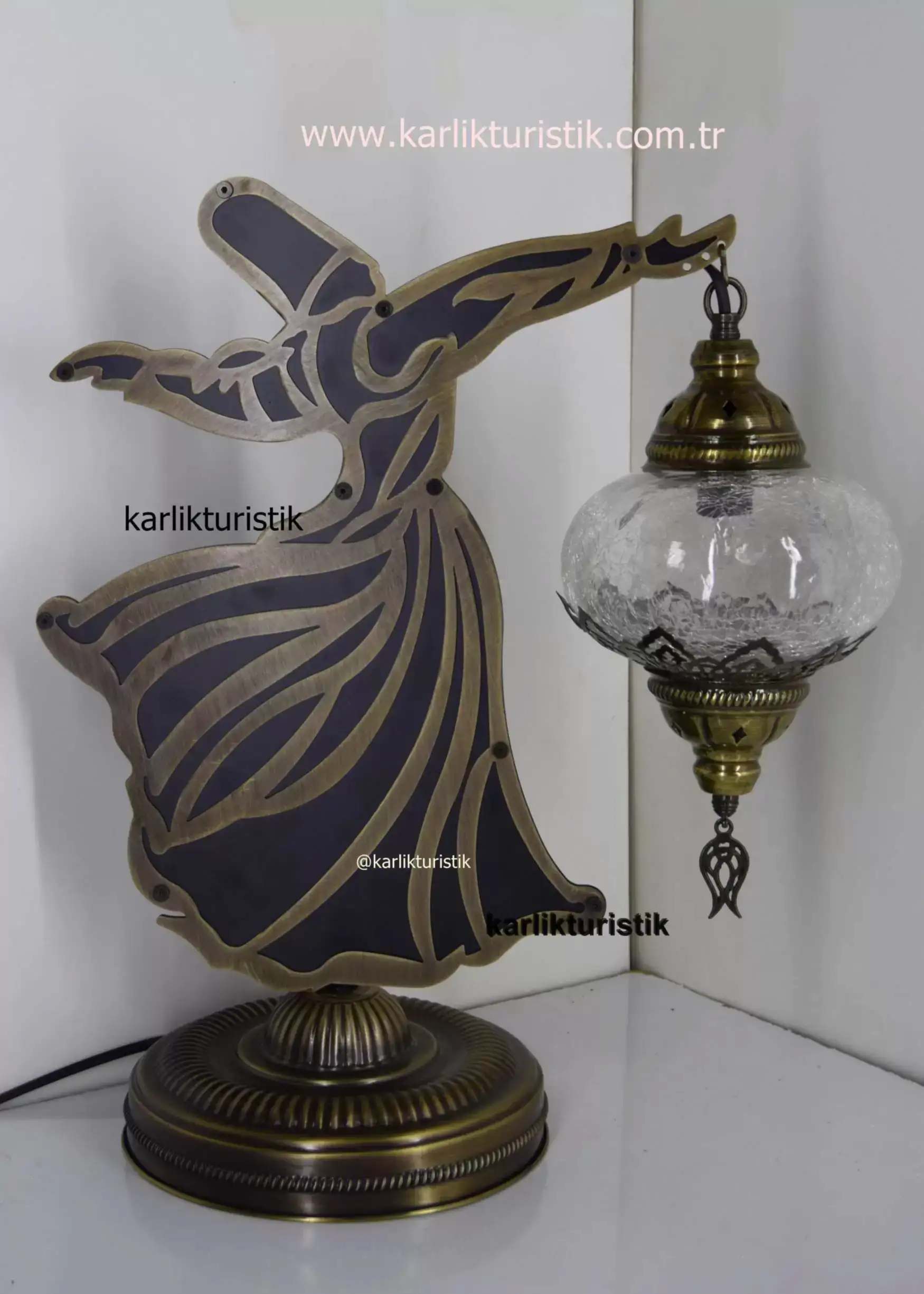 Sezamaen Mozaik Masa Lambası Mevlana59