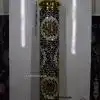 Mozaik silindir lamba, mozaik zemin lambası, mozaik ayaklı lamba, mozaik Köşe Lambası abajur, XXLARGE Altın Kaplama 3