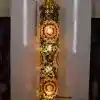 Mozaik silindir lamba, mozaik zemin lambası, mozaik ayaklı lamba, mozaik Köşe Lambası abajur, XXLARGE Altın Kaplama 2