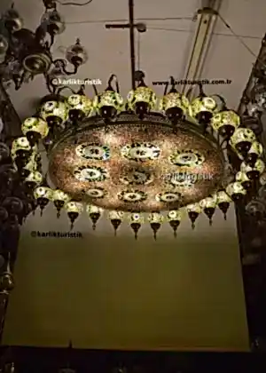 Restoran aydınlatması, otel lobisi, mozaik lamba asılı lamba için büyük boy renkli Avize kısa stil büyük avize 28 kollu