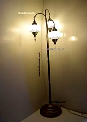 Dekoratif Aydınlatma Çözümü Doğal Işığın Büyüsü Vintage Tarz Osmanlı Çatlak Kumlama Camlı lazerli Lambader